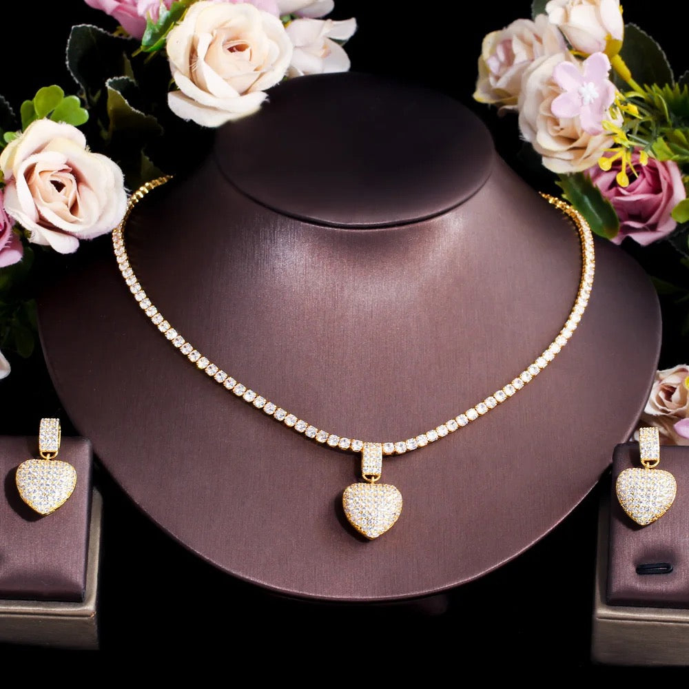 Brazilian gold heart