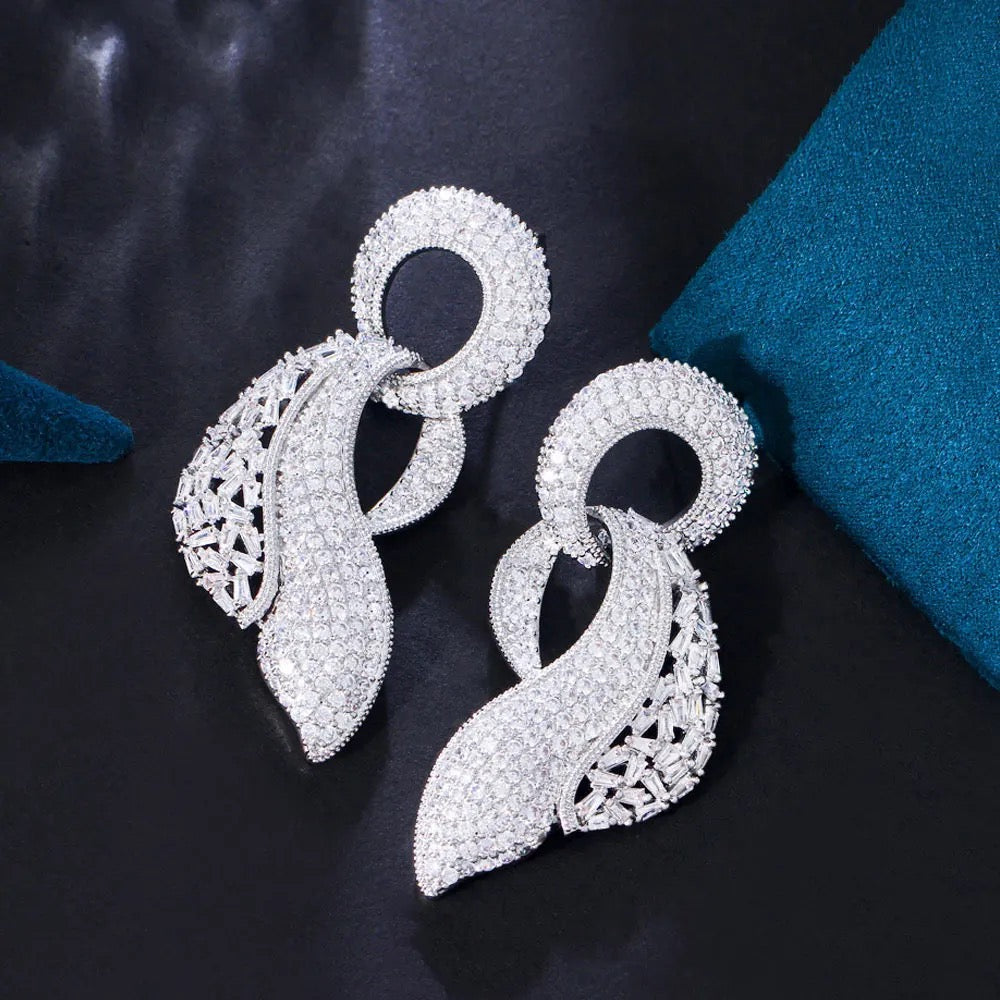 Luxurious Extra Large Dangling Earring