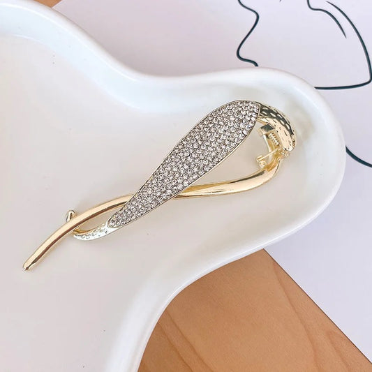 Diamond hair clip