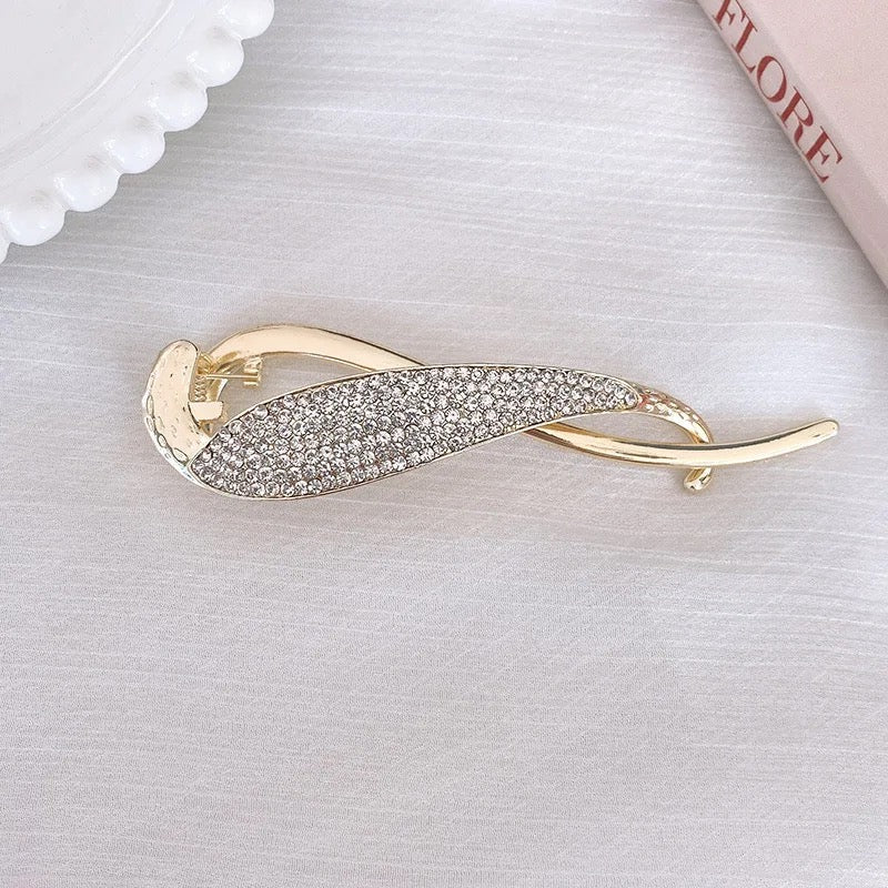 Diamond hair clip