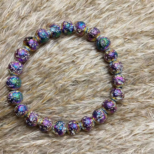 Natural lava stone bracelet