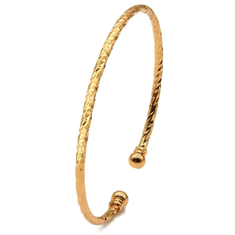 Half circle Dubai bangle